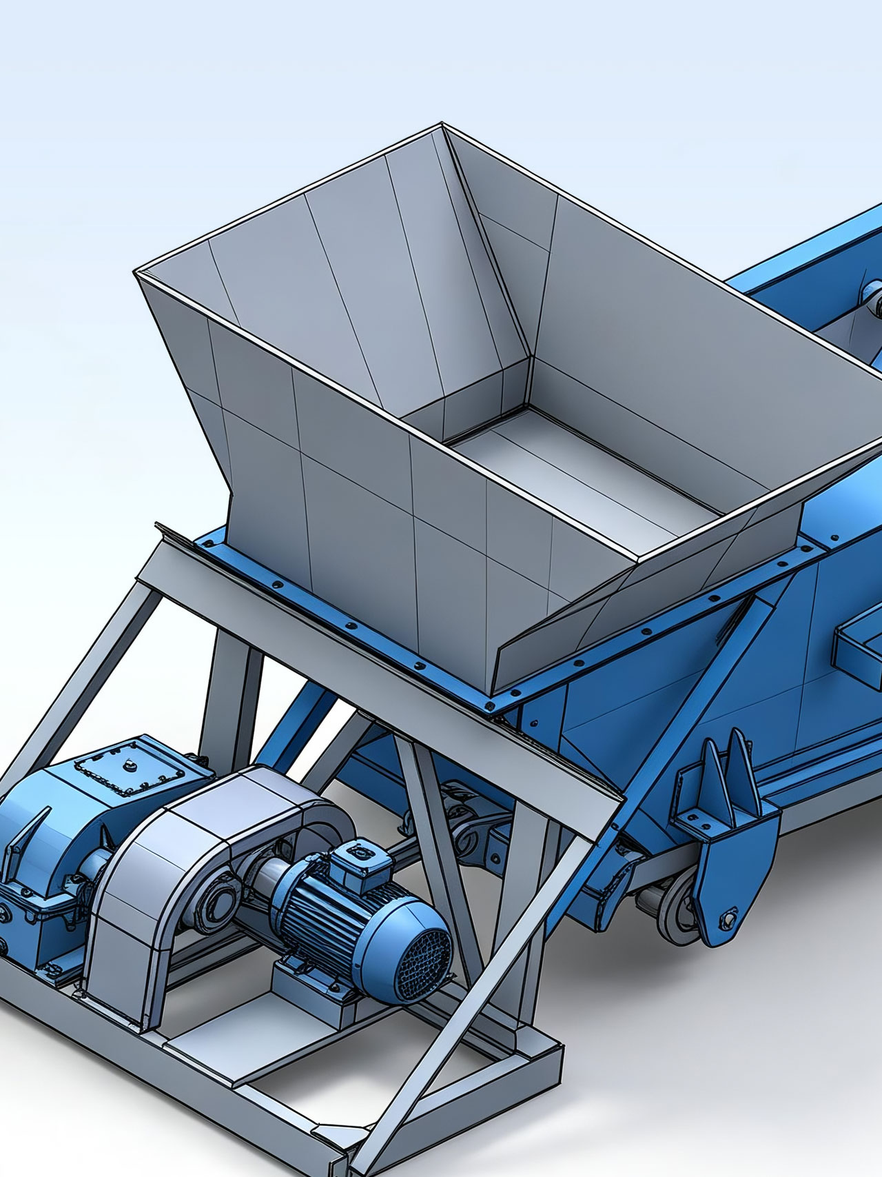 Structure Diagram of Rotary Feeders