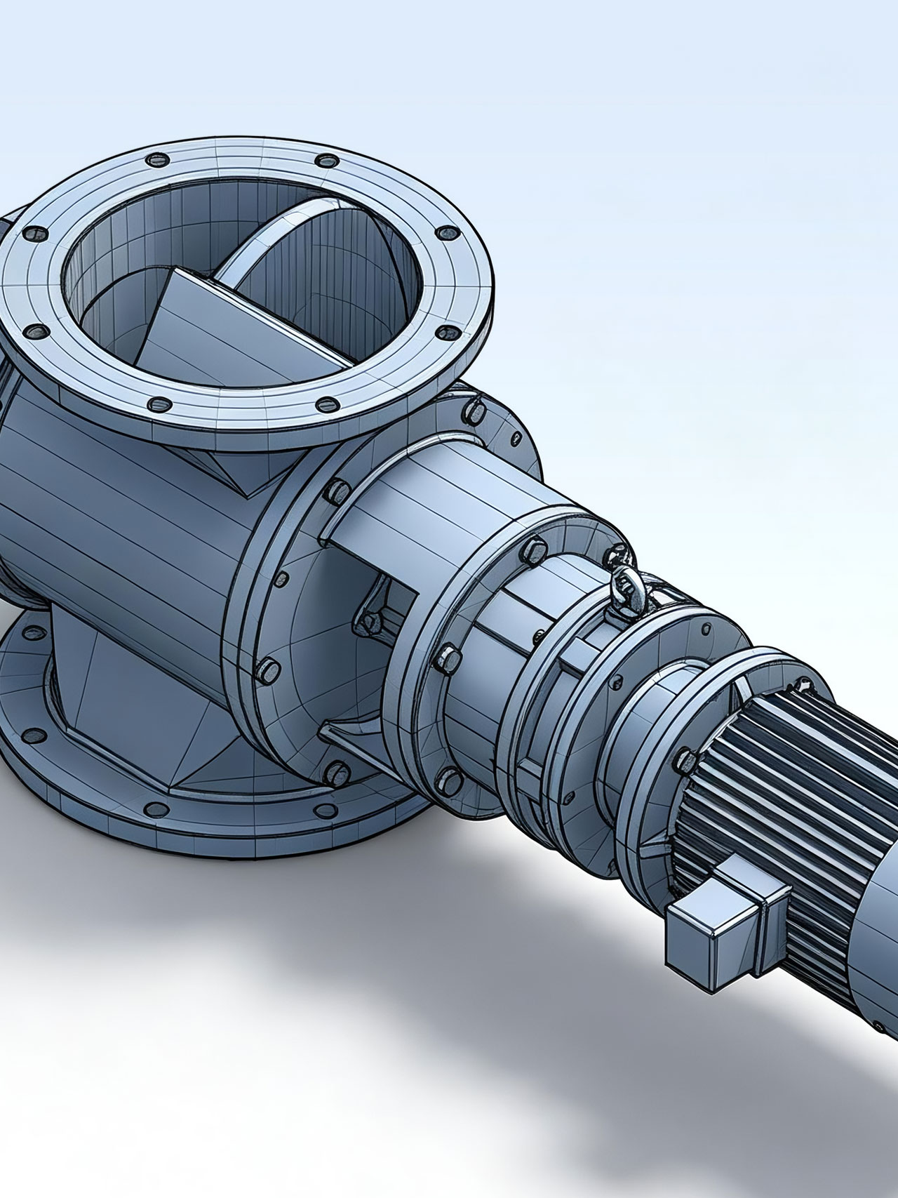 Structure Diagram of Rotary Feeders